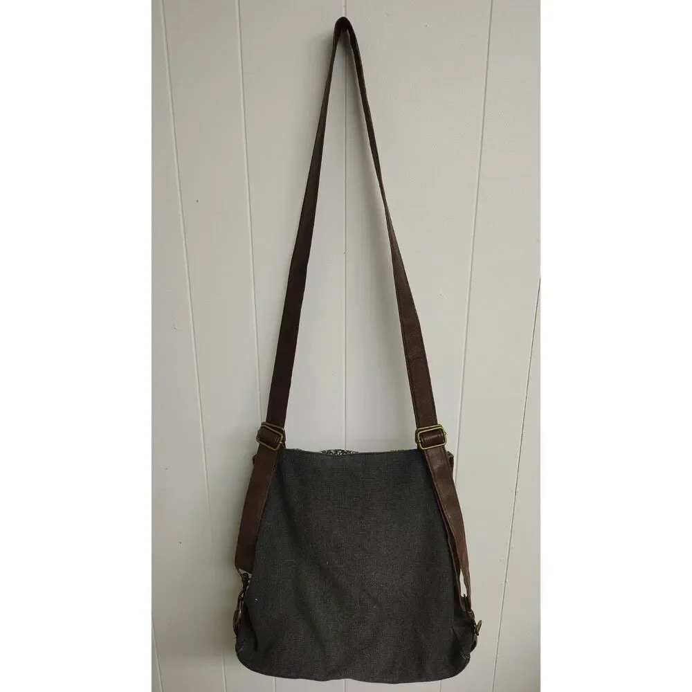 American Eagle Floral Print Satchel Purse‎
